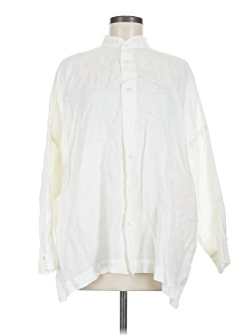 Eskandar 3/4 Sleeve Button-Down Shirt (view 1)