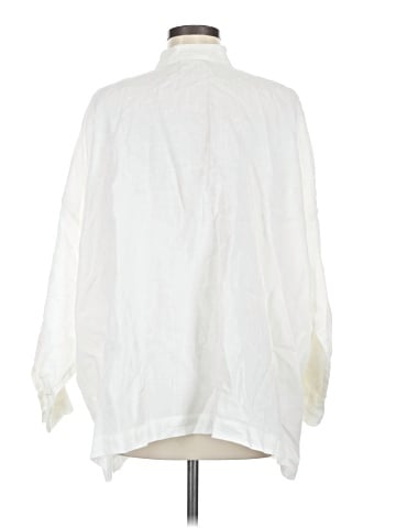 Eskandar 3/4 Sleeve Button-Down Shirt (view 2)
