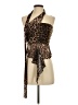 Romwe Brown Sleeveless Top Size S - photo 1
