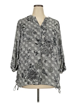 Roz & Ali 3/4 Sleeve Blouse (view 1)