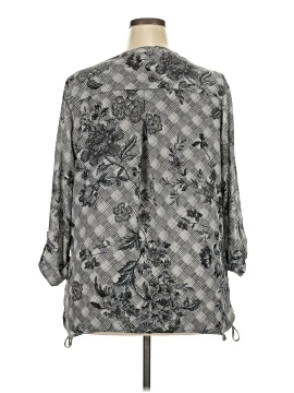 Roz & Ali 3/4 Sleeve Blouse (view 2)