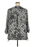 Roz & Ali 100% Polyester Gray 3/4 Sleeve Blouse Size 2X - photo 2