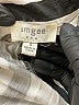 Umgee 100% Rayon Stripes Silver Short Sleeve Blouse Size S - photo 7