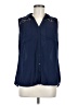 Roz & Ali 100% Polyester Blue Sleeveless Blouse Size M - photo 1