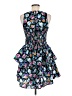 Assorted Brands 100% Cotton Floral Blue Cocktail Dress Size 9 - photo 2