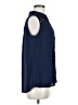 Roz & Ali 100% Polyester Blue Sleeveless Blouse Size M - photo 4