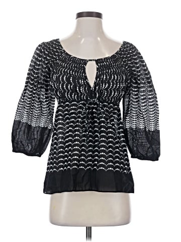 BCBGMAXAZRIA 3/4 Sleeve Blouse (view 1)
