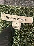 Studio Works Tweed Green Pullover Sweater Size L - photo 7