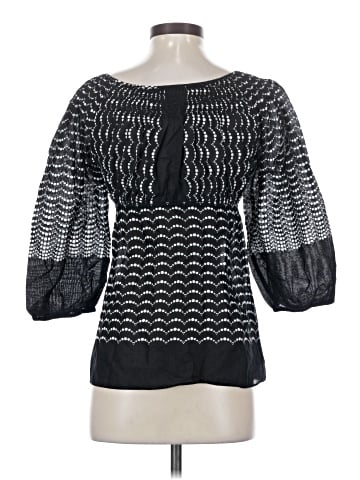 BCBGMAXAZRIA 3/4 Sleeve Blouse (view 2)