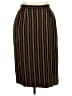 Unbranded Stripes Brown Casual Skirt Size 14 - photo 1