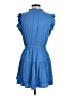 Steve Madden Solid Blue Casual Dress Size S - photo 2