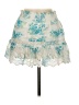LoveShackFancy 100% Cotton Paisley Blue Casual Skirt Size M - photo 1