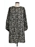 H&M 100% Polyester Paisley Black Casual Dress Size L - photo 1