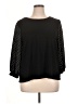 CeCe Black 3/4 Sleeve Top Size XL - photo 1