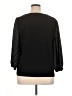 CeCe Black 3/4 Sleeve Top Size XL - photo 2