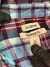L.L.Bean 100% Cotton Plaid Blue Long Sleeve Button-Down Shirt Size 2X - photo 7