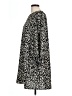H&M 100% Polyester Paisley Black Casual Dress Size L - photo 5