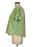 VOY Green Short Sleeve Blouse Size M - photo 5