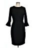 Donna Morgan Solid Black Cocktail Dress Size 10 - photo 1