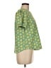 VOY Green Short Sleeve Blouse Size M - photo 4