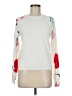 Desigual Floral White Pullover Sweater Size M - photo 1