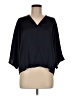 The Reset 100% Polyester Black 3/4 Sleeve Blouse Size M - photo 1