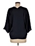 The Reset 100% Polyester Black 3/4 Sleeve Blouse Size M - photo 2