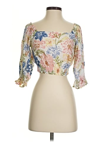 Billabong 3/4 Sleeve Blouse (view 1)