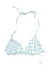 Andie Checkered-gingham Blue Swimsuit Top Size S - photo 1