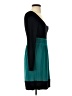 Gianni Bini Color Block Teal Casual Dress Size XS - photo 4