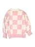 Unbranded Checkered-gingham Pink Pullover Sweater Size 140 cm / US 10 - photo 2