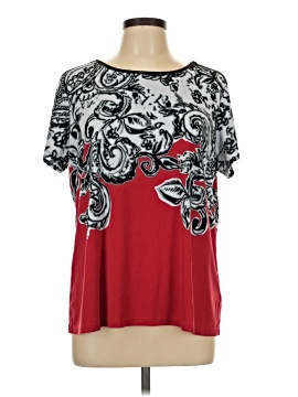 Susan Graver Short Sleeve Blouse