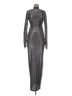 Free People 100% Polyester Metallic Silver Cocktail Dress Size M - photo 1