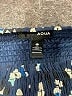 Aqua 100% Polyester Floral Blue Casual Skirt Size XS - photo 4