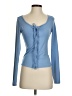 Shein Blue Long Sleeve Top Size 4 - photo 1