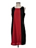 Joy Joy 100% Polyester Color Block Red Casual Dress Size S - photo 1