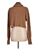 Reformation Brown Cashmere Pullover Sweater Size L - photo 2
