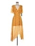 Lulus 100% Polyester Yellow Casual Dress Size M - photo 1