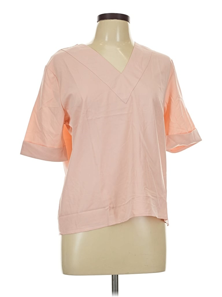 Unbranded 3/4 Sleeve T-shirt In Pink