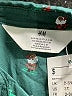 H&M 100% Cotton Floral Green Long Sleeve Button-Down Shirt Size 3T - photo 3