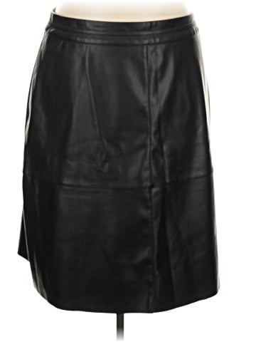 Universal Standard Faux Leather Skirt (view 1)