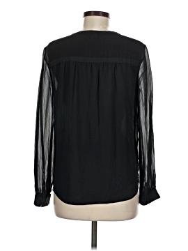 Diane von Furstenberg Long Sleeve Silk Top (view 2)