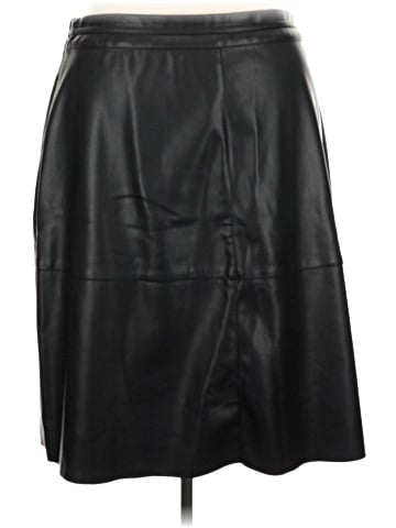 Universal Standard Faux Leather Skirt (view 2)