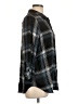 Intro Plaid Black 3/4 Sleeve Button-Down Shirt Size L - photo 4