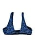 Unbranded Animal Print Blue Swimsuit Top Size M (estimated) - photo 1