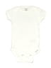 Gerber 100% Cotton Solid Ivory Short Sleeve Onesie Size 0-3 mo - photo 1