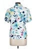 Alfred Dunner 100% Polyester Tropical Blue Short Sleeve Blouse Size 10 - photo 2