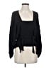 Parker 100% Cotton Black Long Sleeve Blouse Size S - photo 1