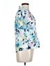 Alfred Dunner 100% Polyester Tropical Blue Short Sleeve Blouse Size 10 - photo 4