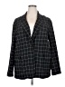 I Believe Plaid Black Blazer Size 2X - photo 1